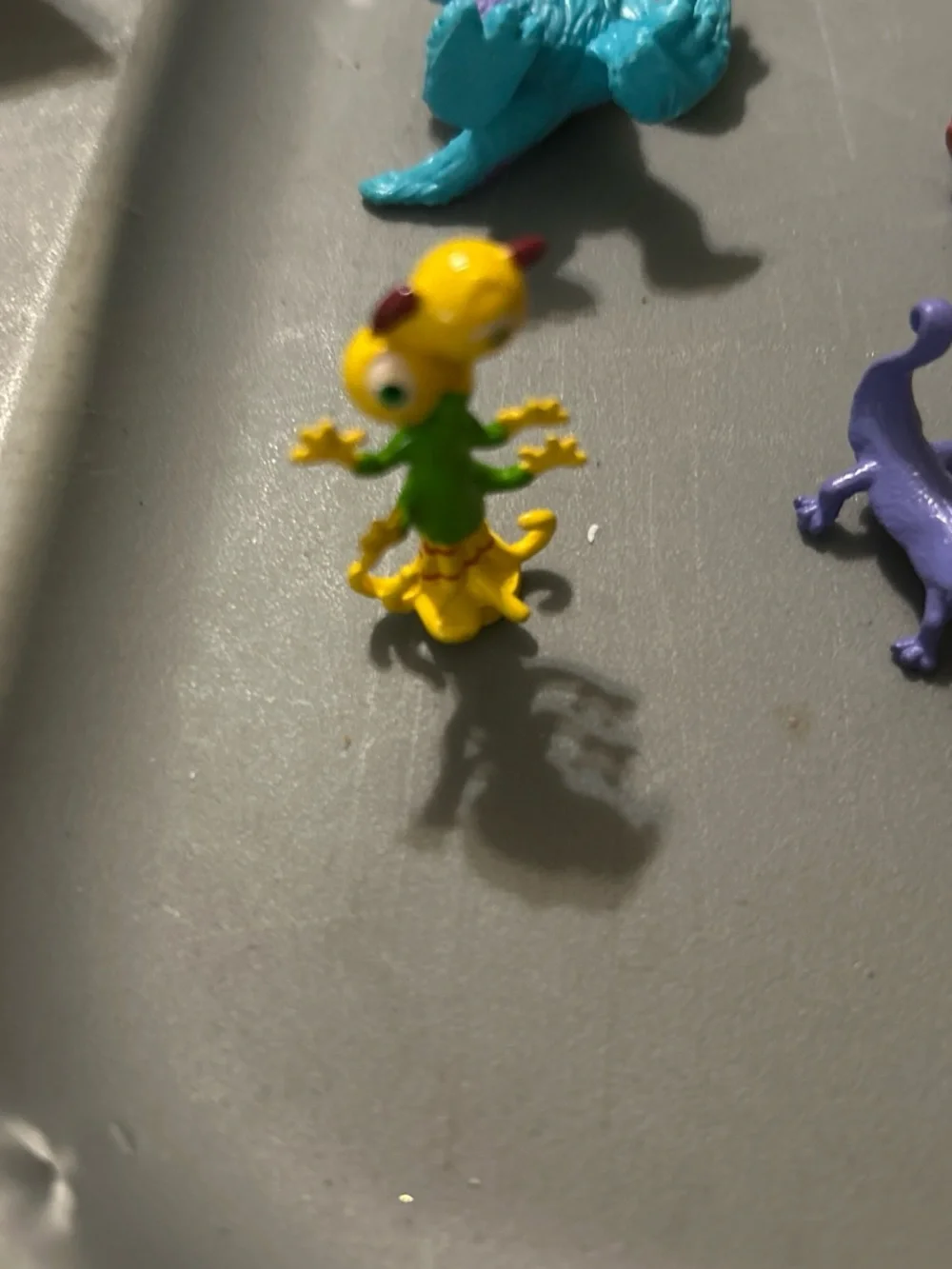 Disney Mini Character Cake Toppers - Teal, Orange, Purple, Yellow, Pink